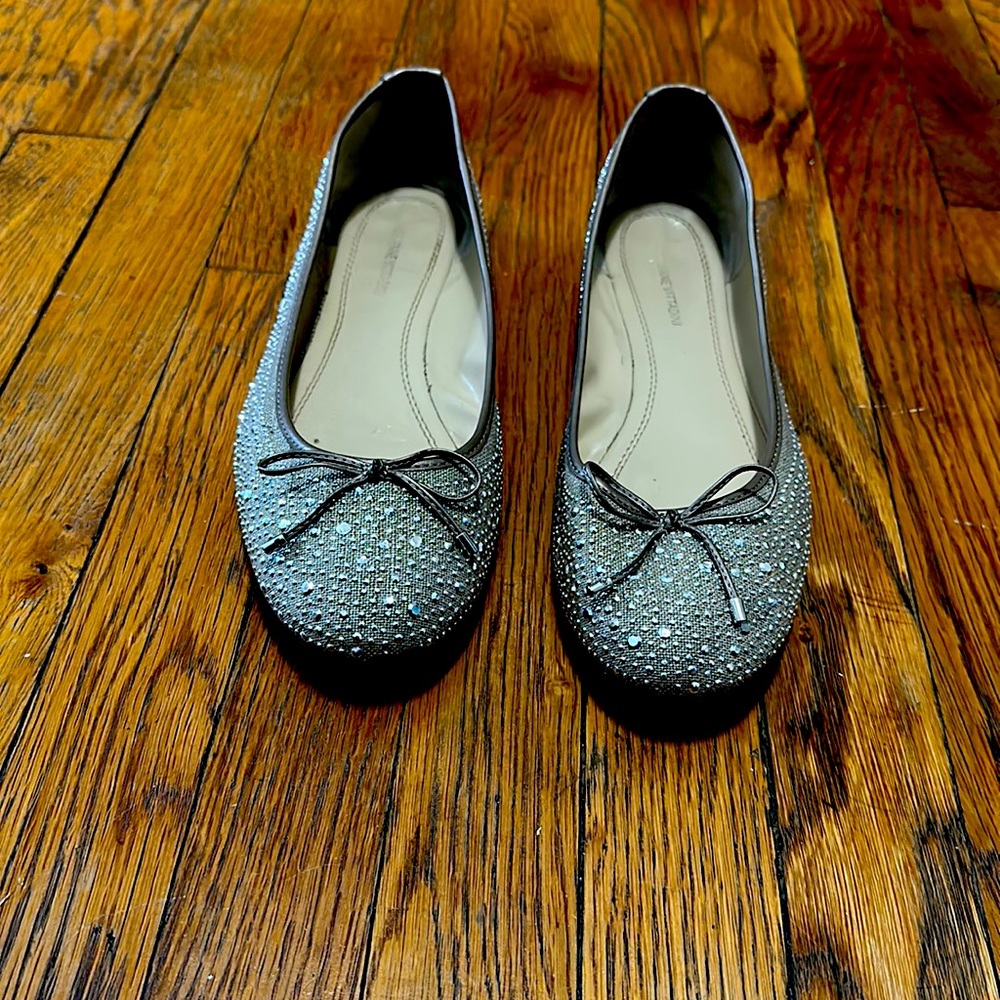 Comfy work flats with a bit of sparkle